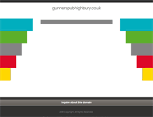 Tablet Screenshot of gunnerspubhighbury.co.uk